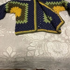 Hand crotched child’s sweater size 2T